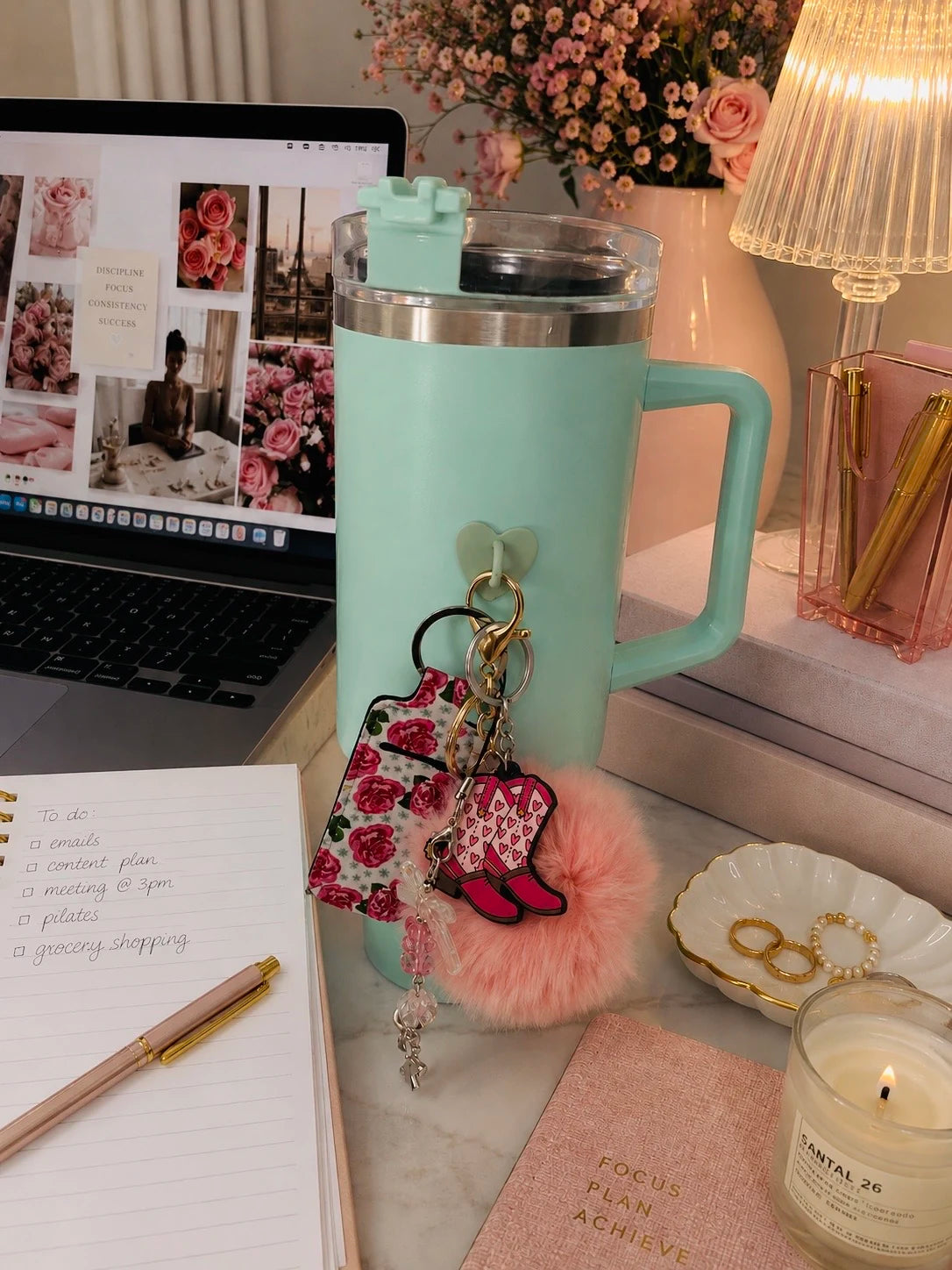 Heartbreaker Boots Rubber Charm β Pink Rodeo Edition