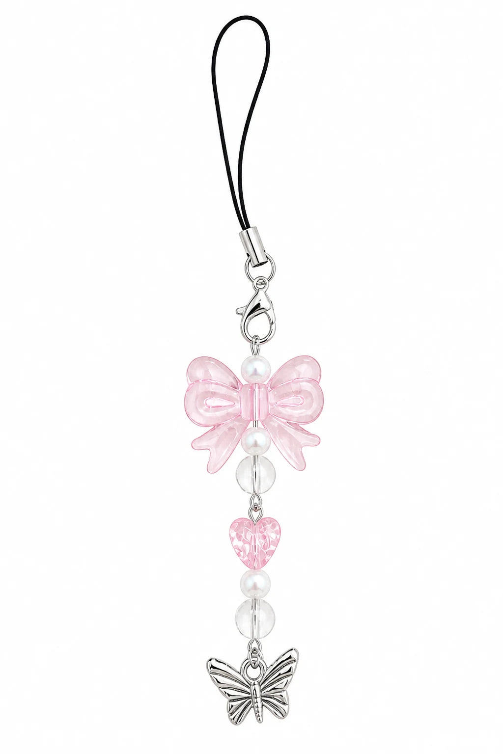 Blush Butterfly Water Bottle Charm