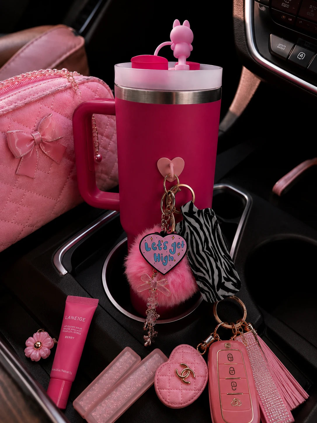 High on Vibes Rubber Charm β Candy Heart Edition