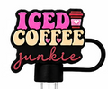 Iced Obsessed Straw Charm – Coffee Junkie Edition
