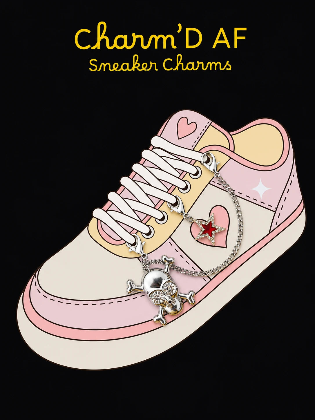 🖤Charm'D AF Punk Princess Edit – Shoe Charms Bundle