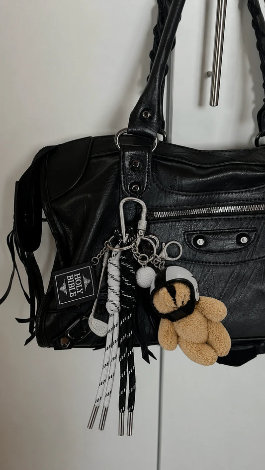 ✨ Metro Muse Drop – Teddy Bear Bag Charm