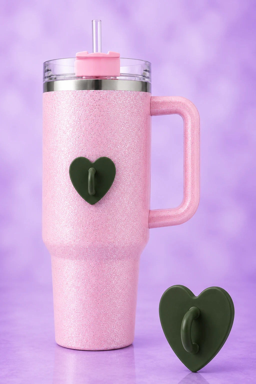 Forest Heart Water Bottle Hookie