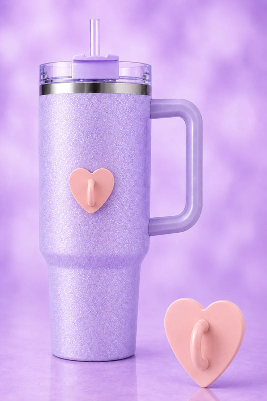 Bubblegum Heart Water Bottle Hookie