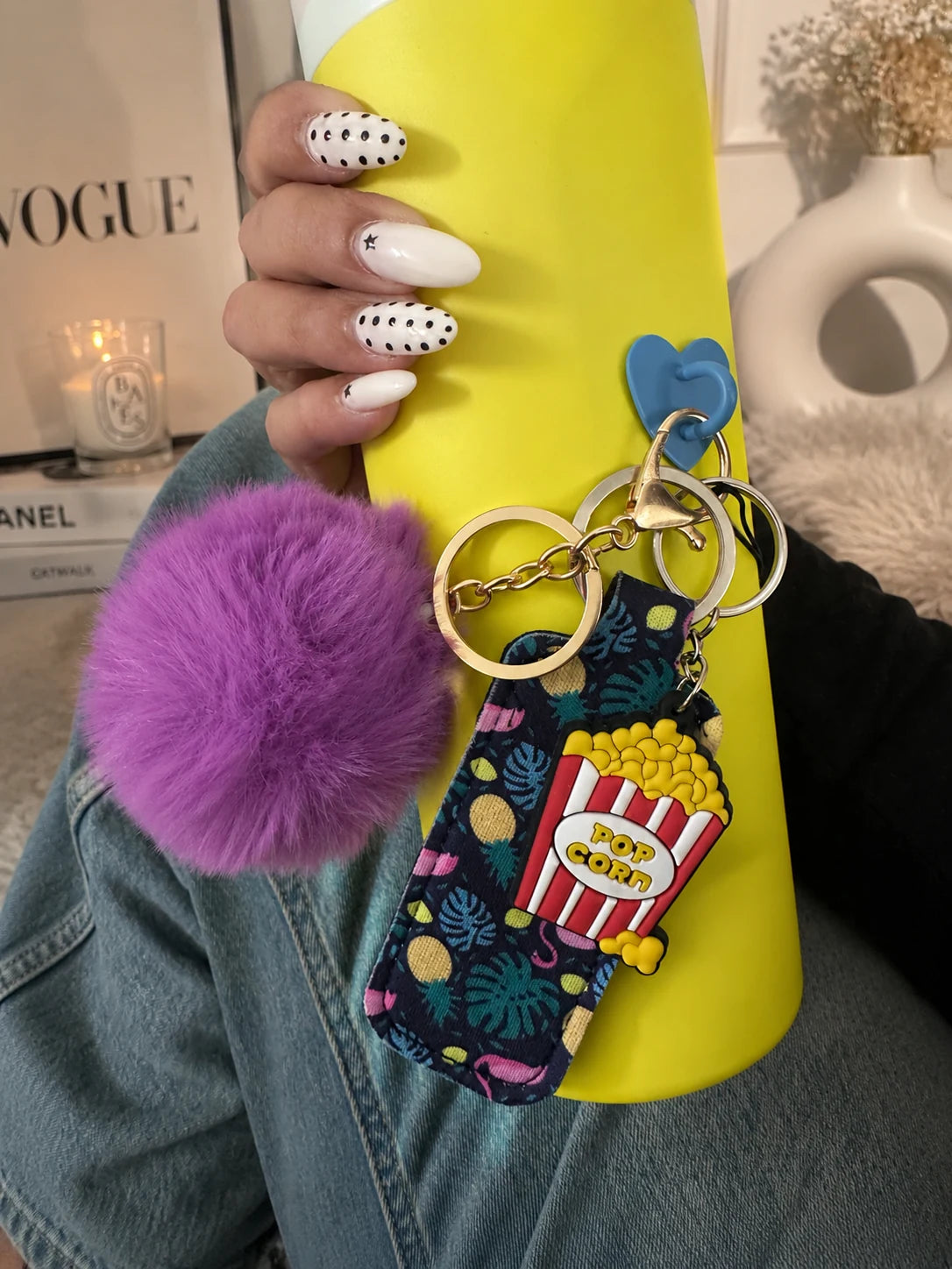 Pop Star Rubber Charm – Snack Attack Edition