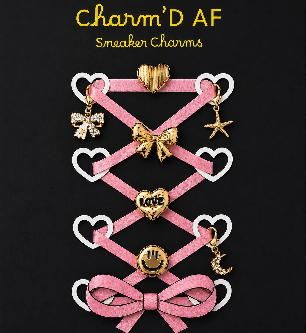 ✨ Charm'D AF Gold Rush Edit – Shoe Charms Bundle ⭐