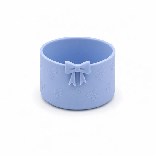 Baby Blue Bow Water Bottle Boot