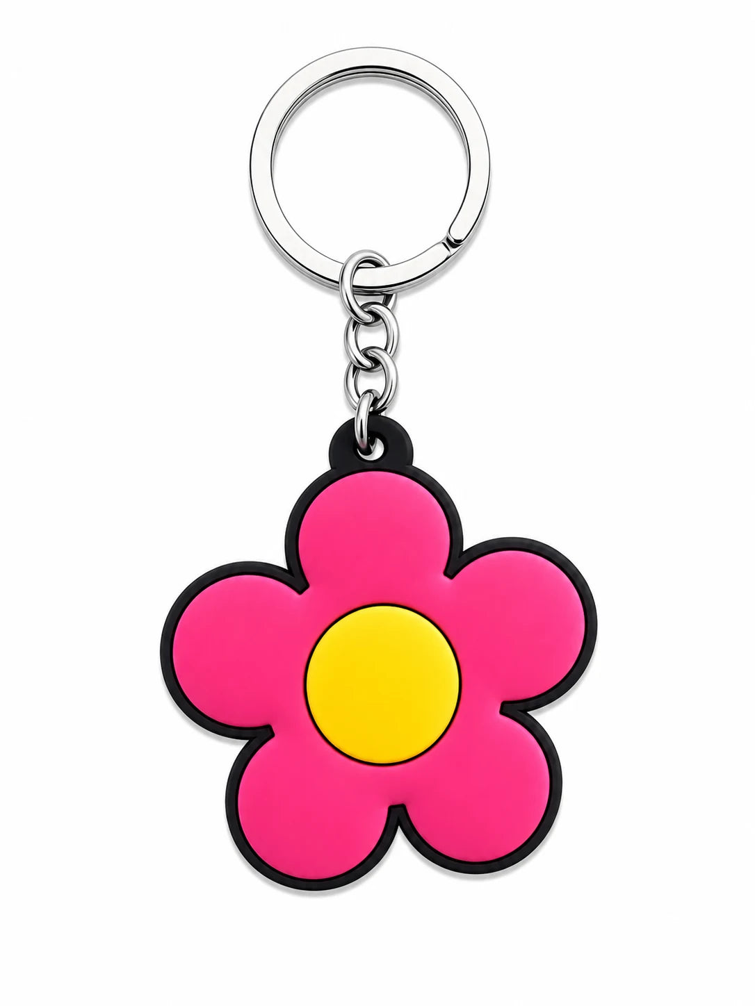Bloom Pop Rubber Charm – Retro Flower Edition