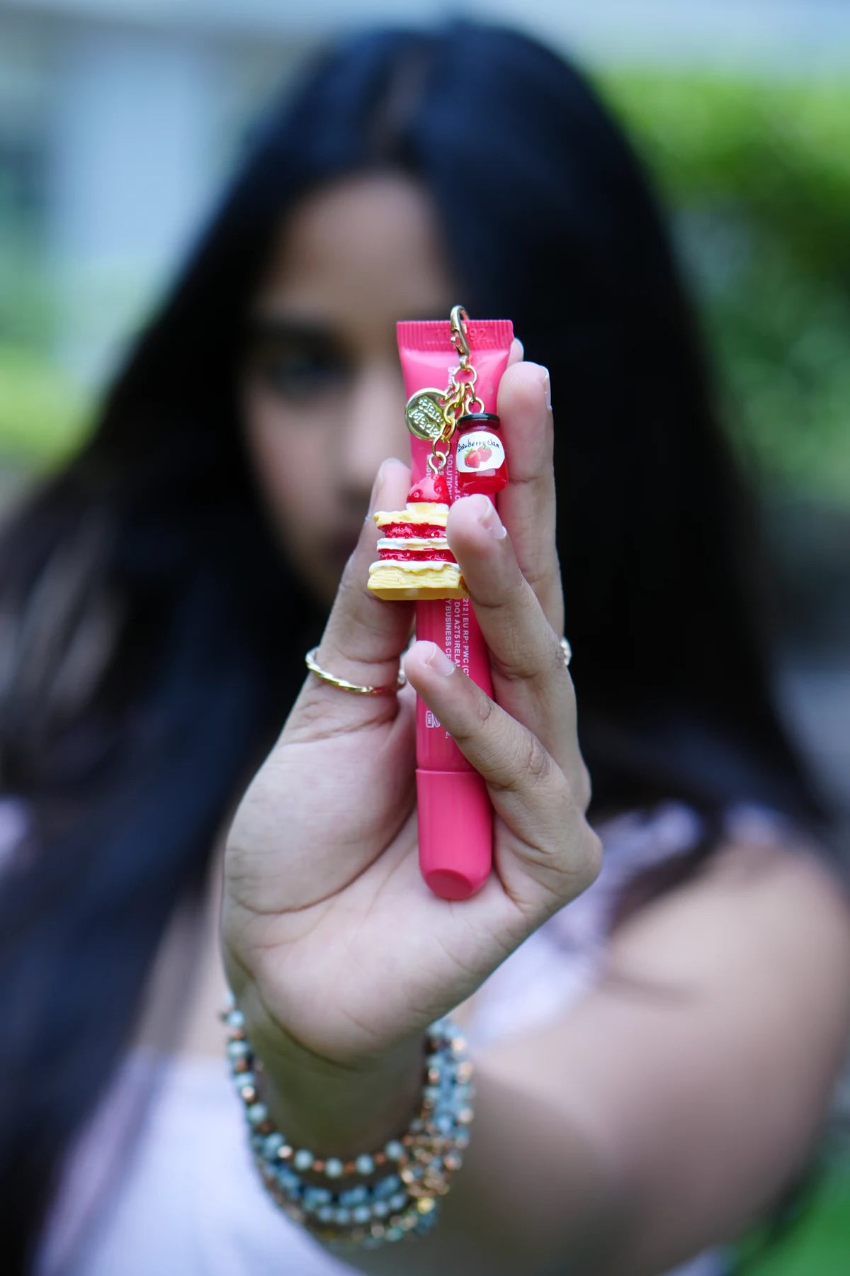 🍓Strawberry Cake Lip Balm Charm