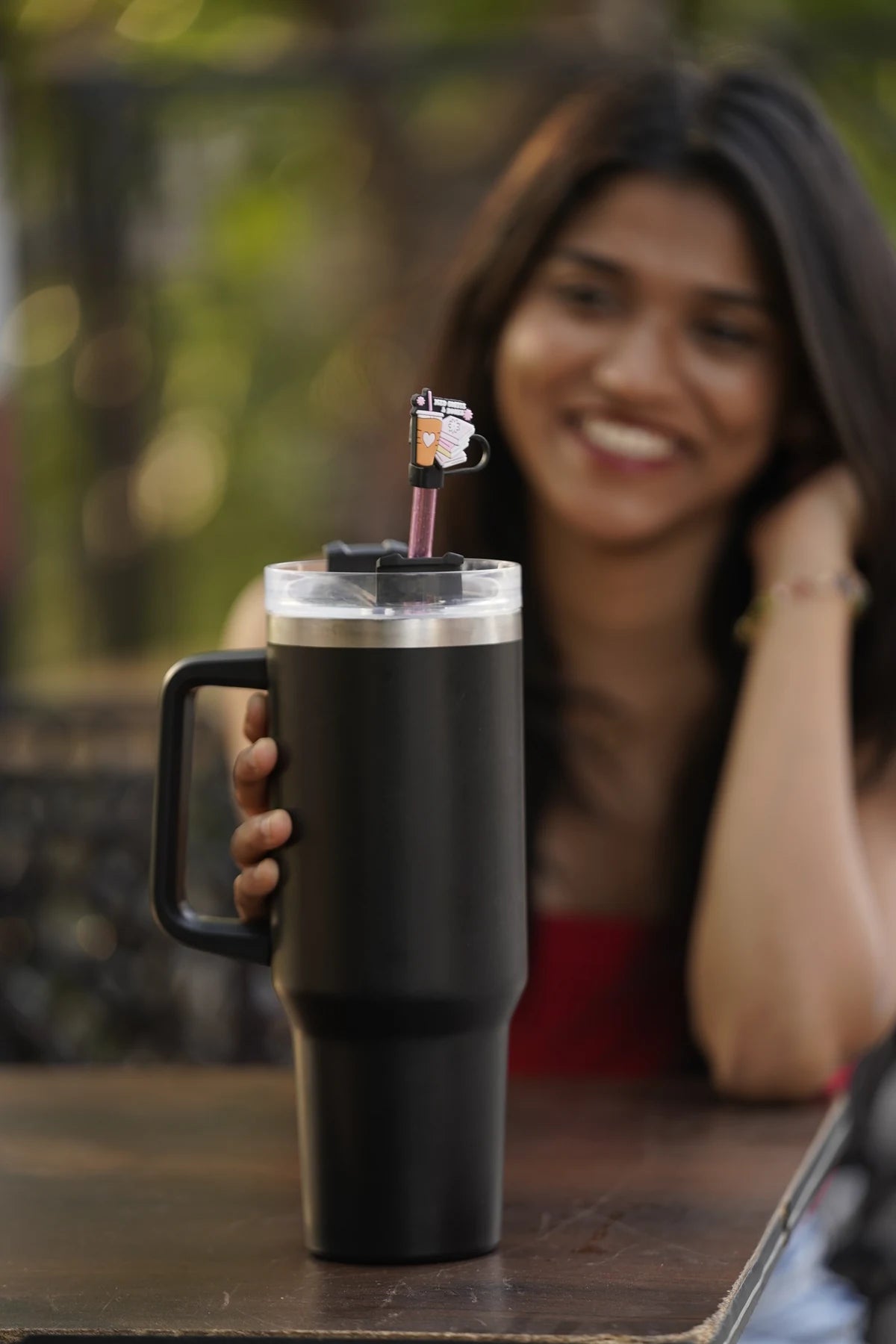 Coffee Lovers Straw Charm Set