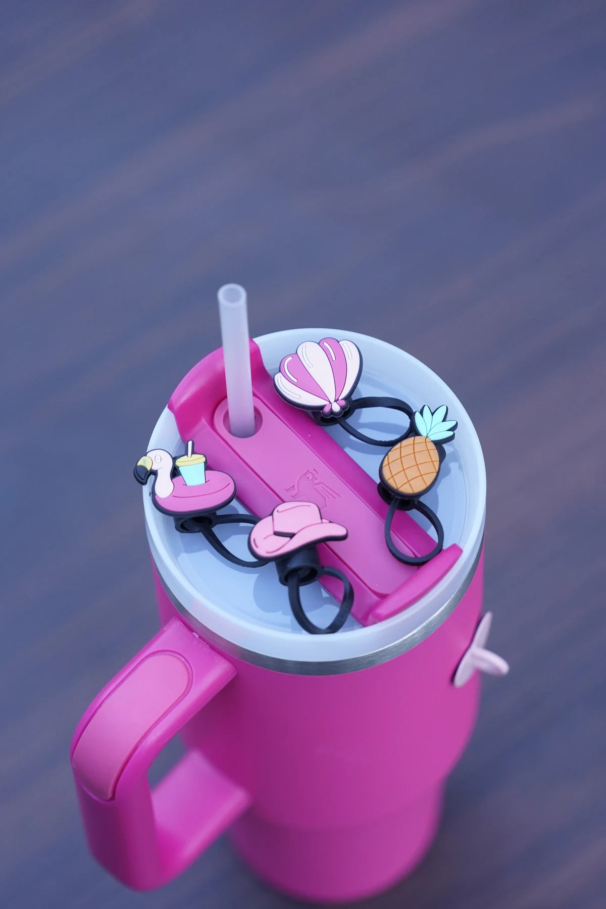 Poolside Fun Straw Charm Collection
