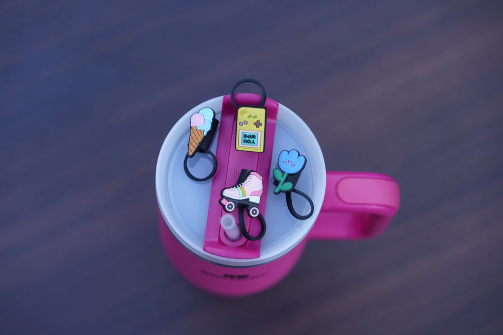 Playtime Pop Straw Charm Collection