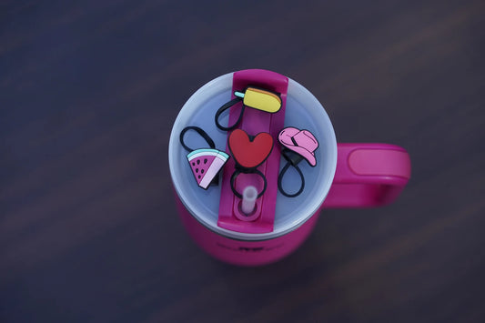 Summer Pop Cuties Straw Charm Collection