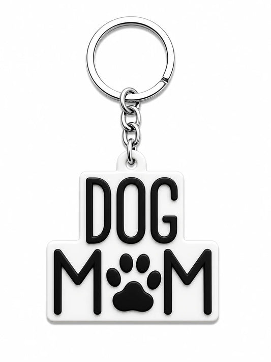Dog Mom Energy Rubber Charm – Paw Proud Edition