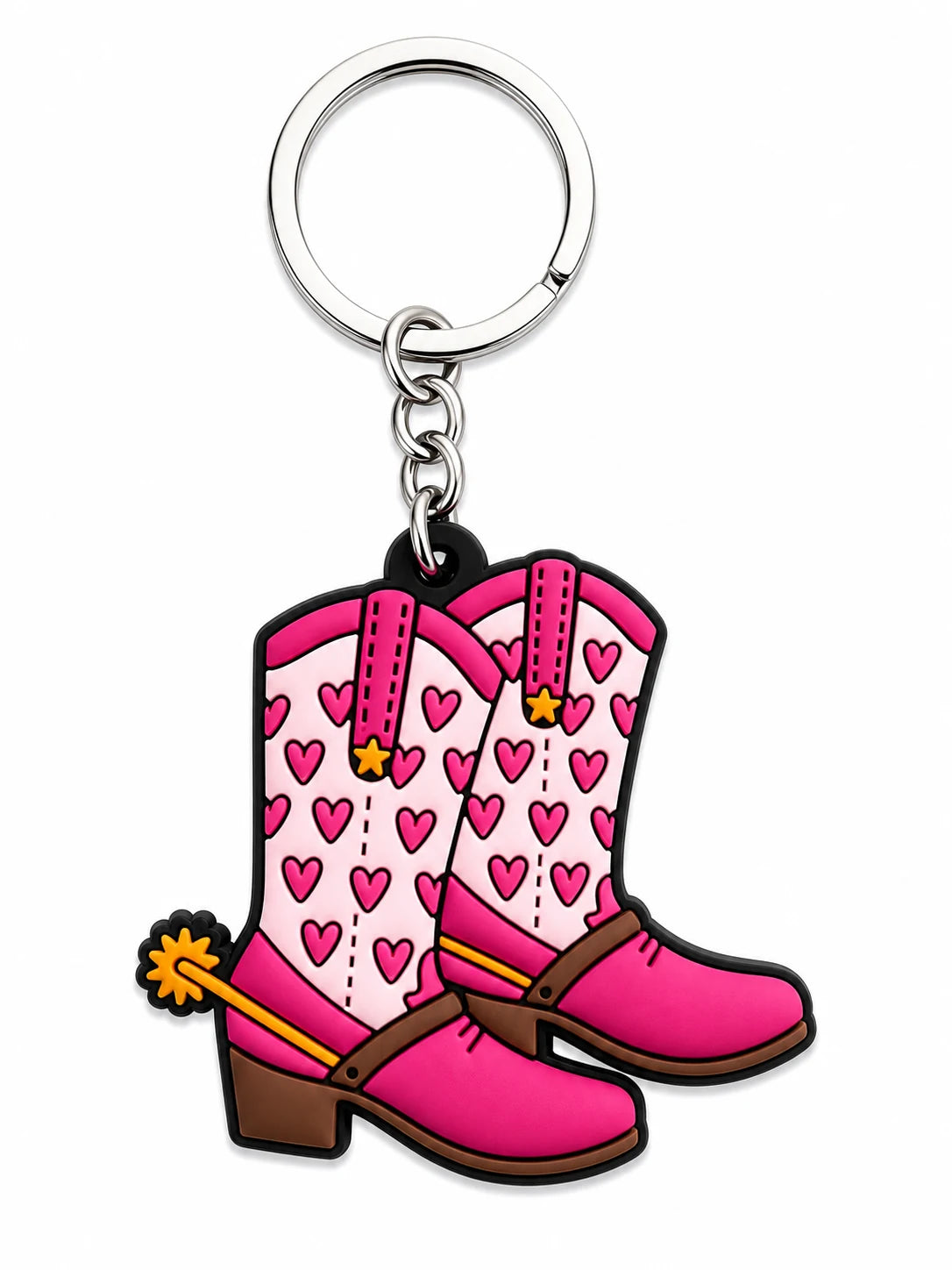 Heartbreaker Boots Rubber Charm – Pink Rodeo Edition