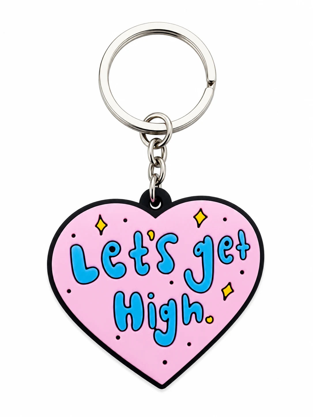 High on Vibes Rubber Charm – Candy Heart Edition