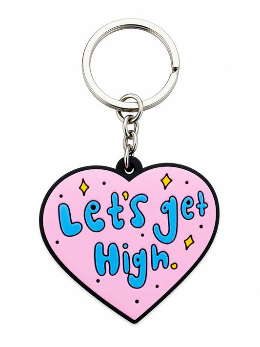 High on Vibes Rubber Charm – Candy Heart Edition