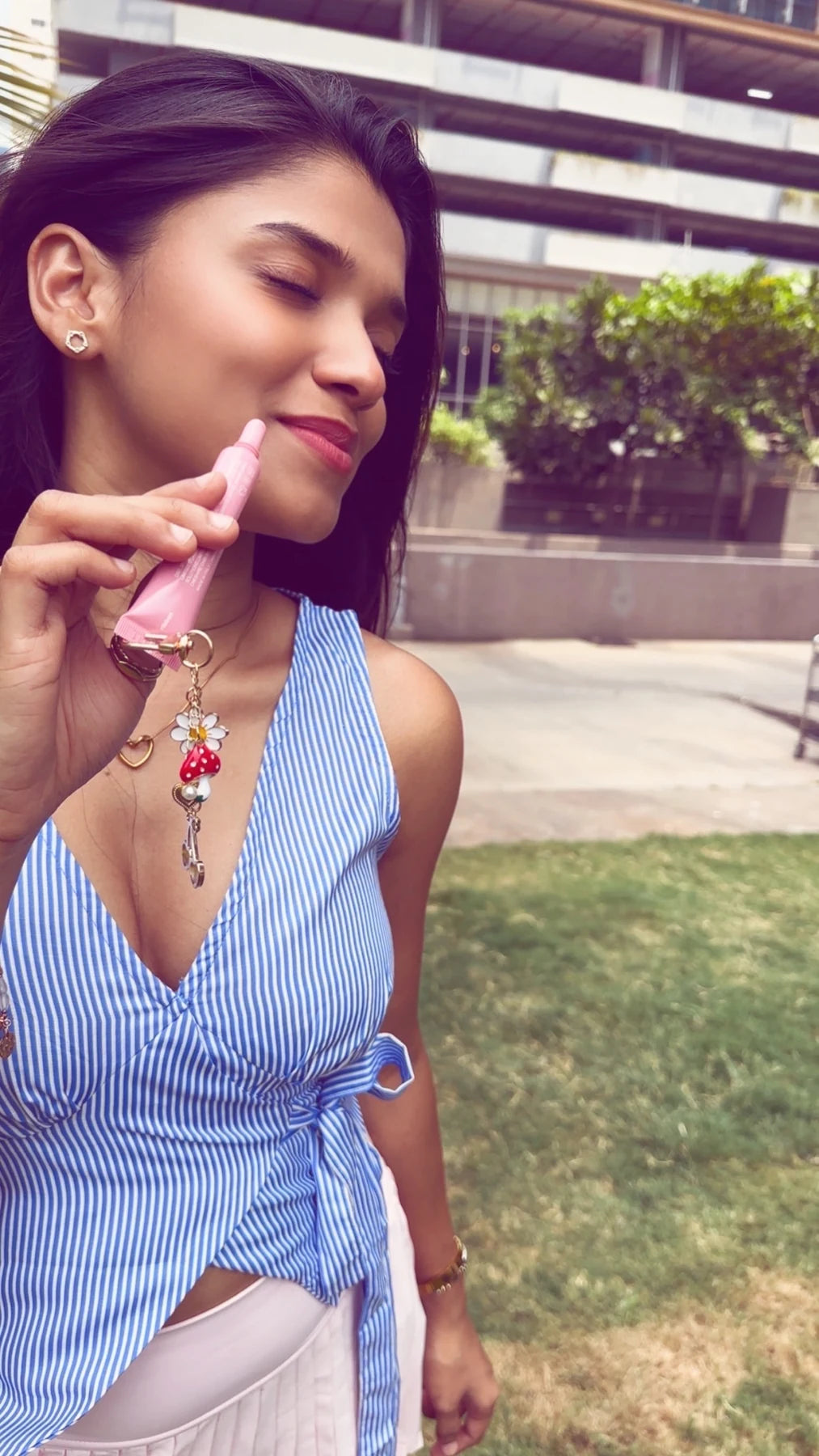 🍒Cherry Daisy Lip Balm Charm