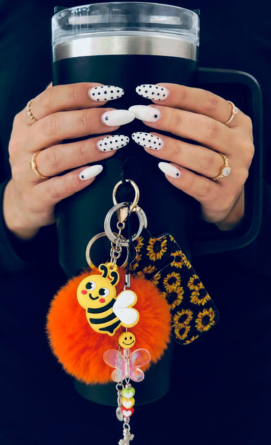 Honey Buzz Rubber Charm – Cute Bee Edition