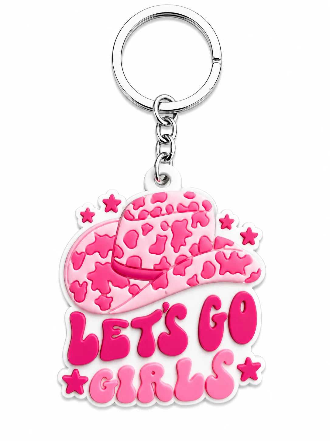 Let’s Go Cowgirl Rubber Charm – Pink Rodeo Hype Edition