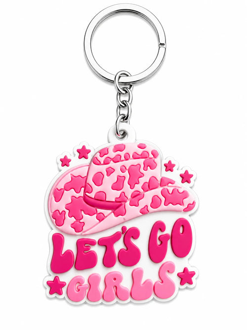 Let’s Go Cowgirl Rubber Charm – Pink Rodeo Hype Edition