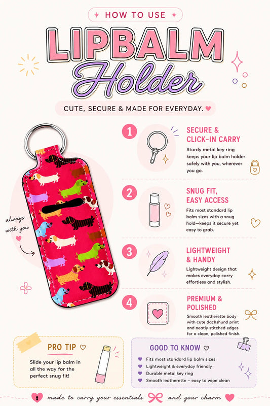 Wild Stripe Pop Lip Balm Holder