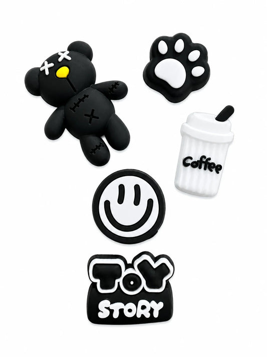 Midnight Mood 3D Water Bottle Stickers – Dark Kawaii Edition