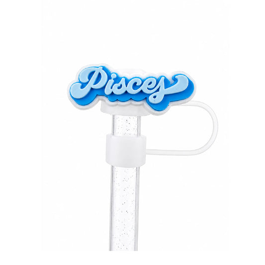 Pisces Zodiac Straw Charm