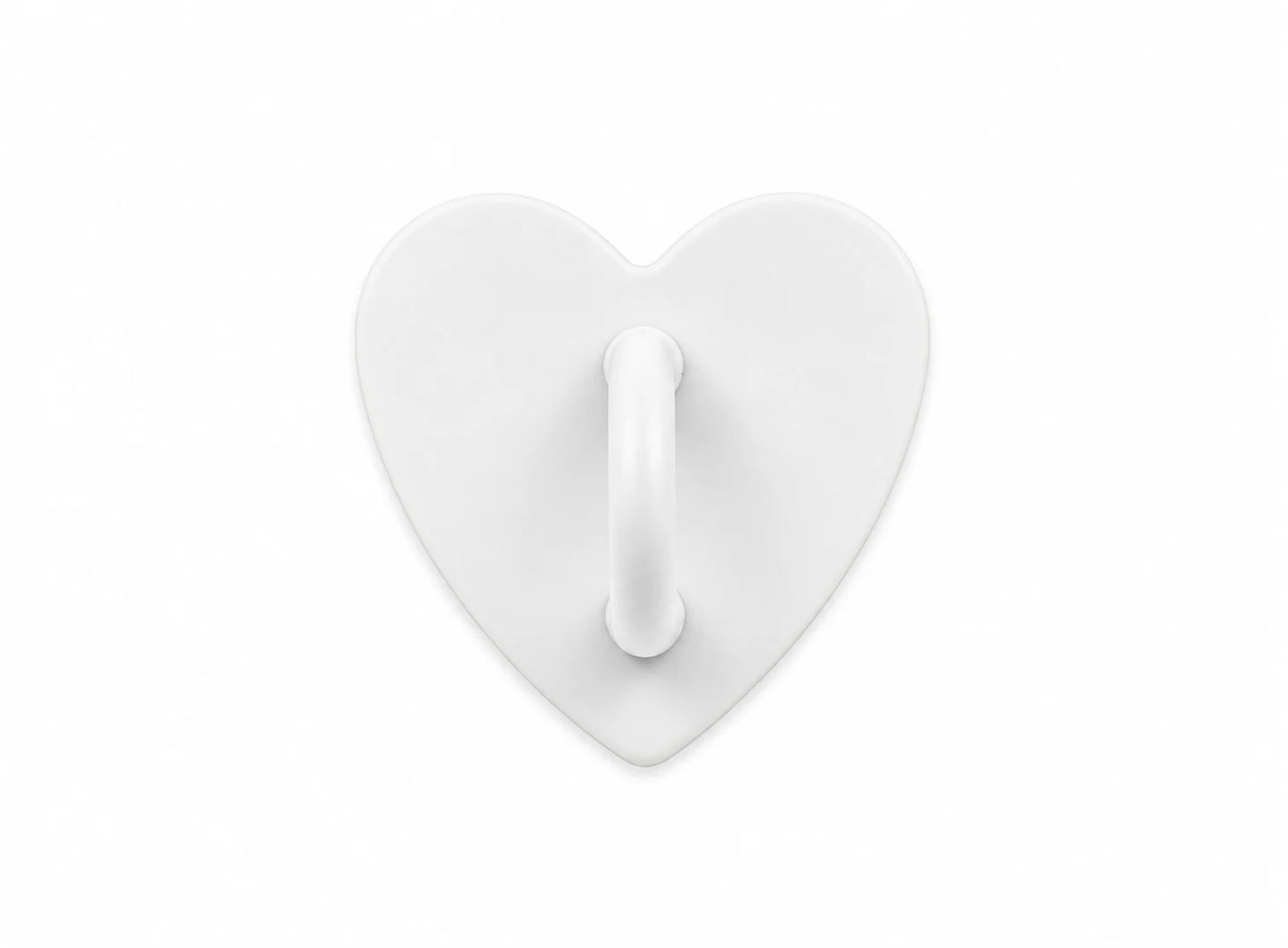 Pure White Heart Water Bottle Hookie