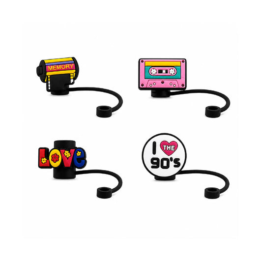 Retro Throwback 90’s Straw Charm Collection