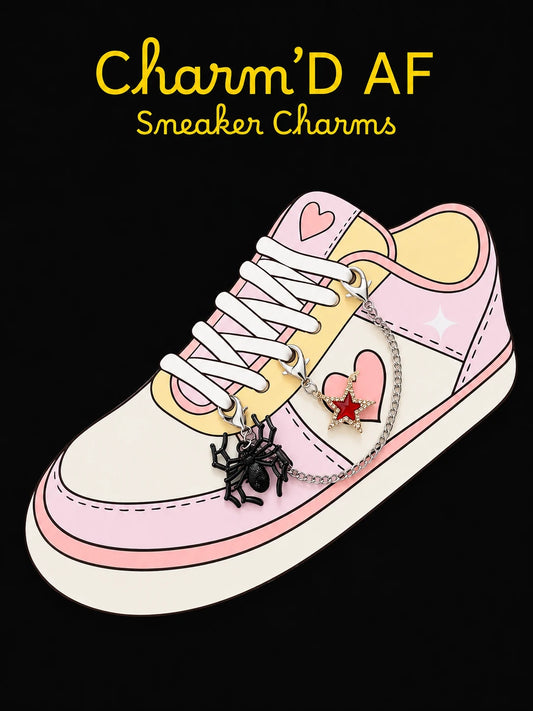 🕷️ Charm'D AF Web of Dreams Edit – Shoe Charms Bundle