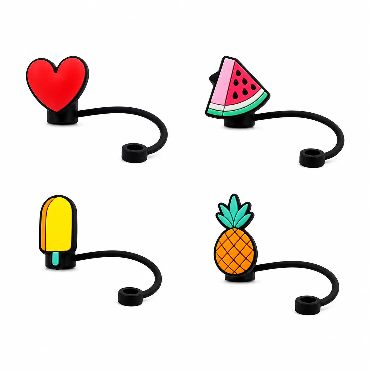 Summer Pop Cuties Straw Charm Collection