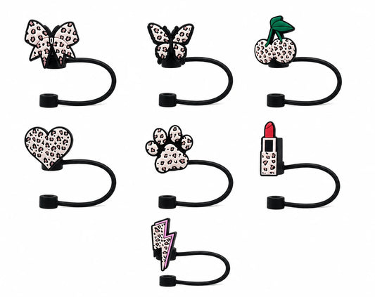 Wild Chic Leopard Straw Charm Collection