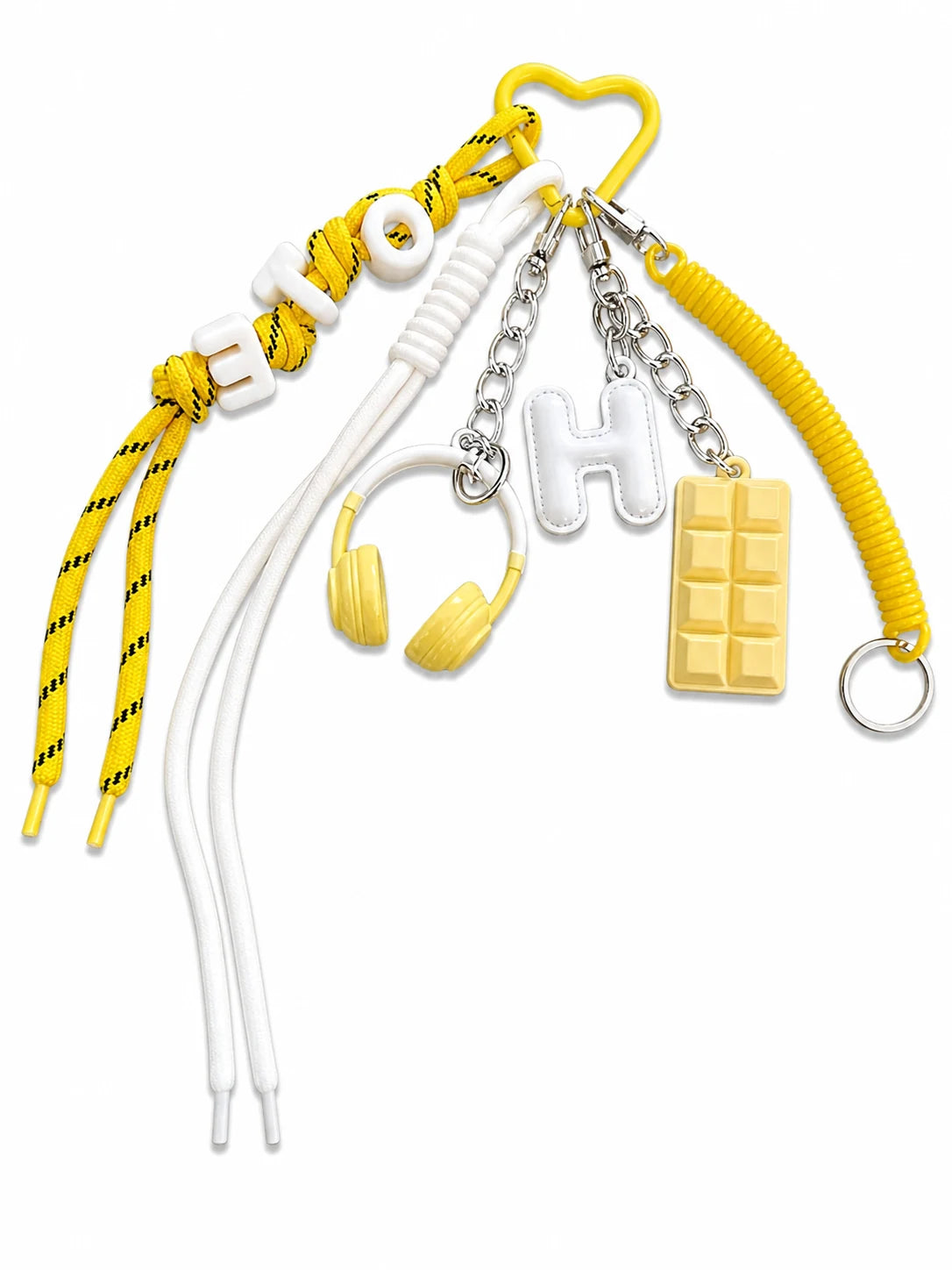 🧈 Butter Yellow Drop – Headphones Bag Charm