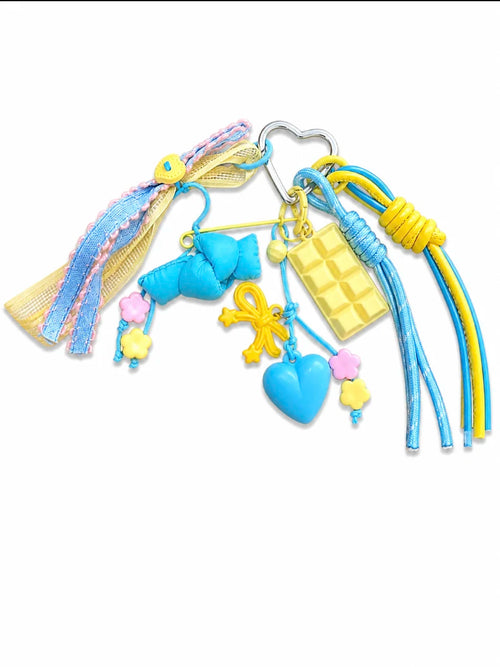 🍬 Butter Candy Drop – Heart Bag Charm
