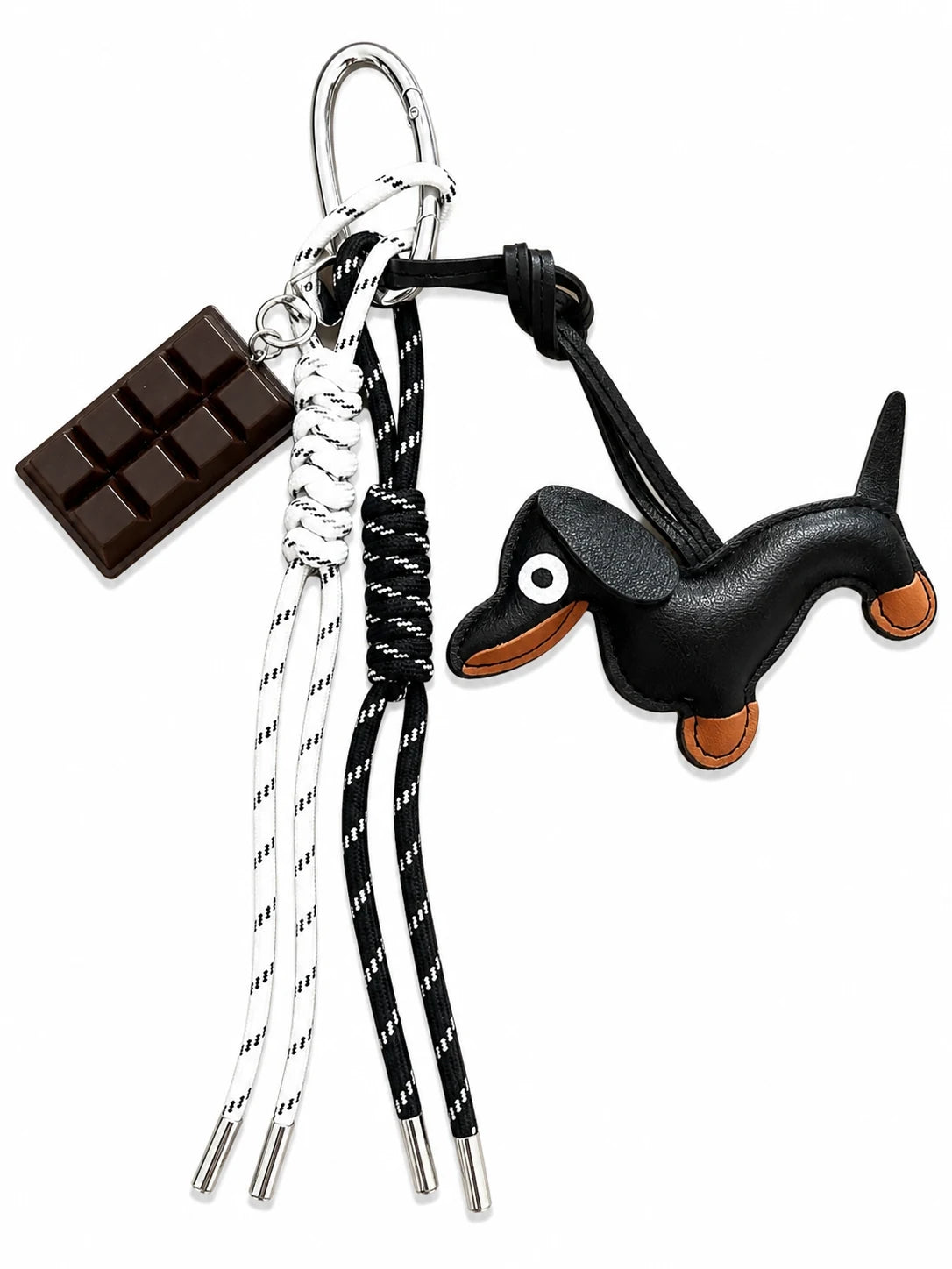 ☕ Coffee Run Drop – Dachshund Bag Charm