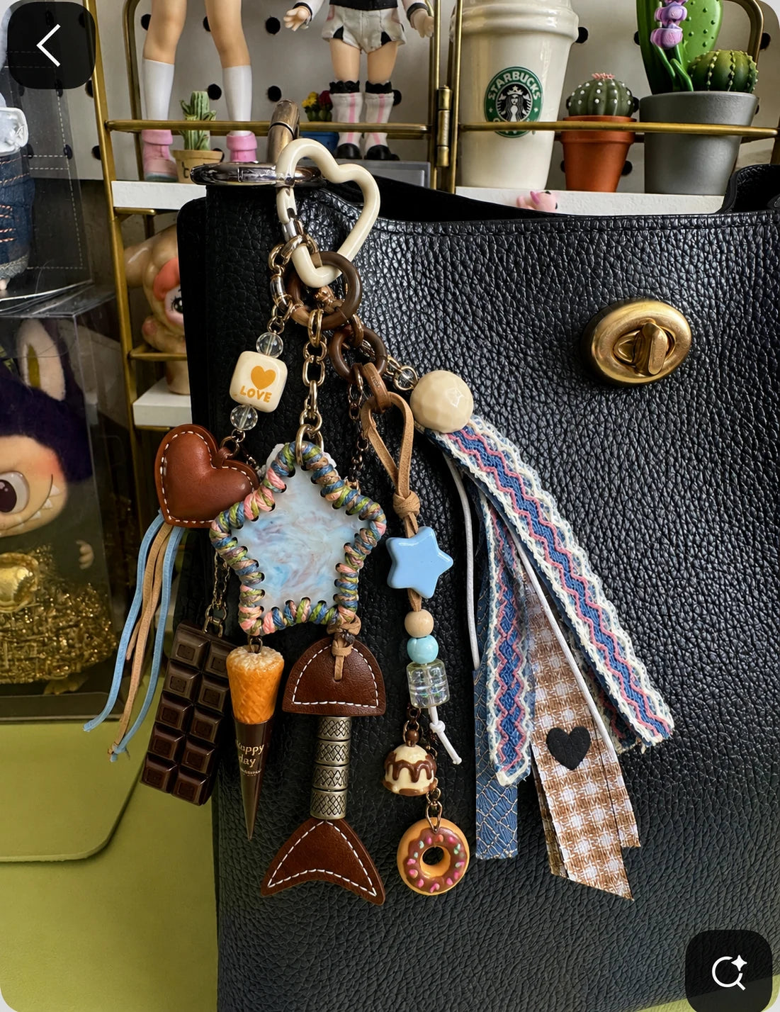 🏖️ Beach Crush Drop – Starfish Bag Charm