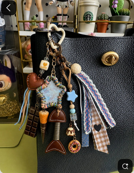 🏖️ Beach Crush Drop – Starfish Bag Charm