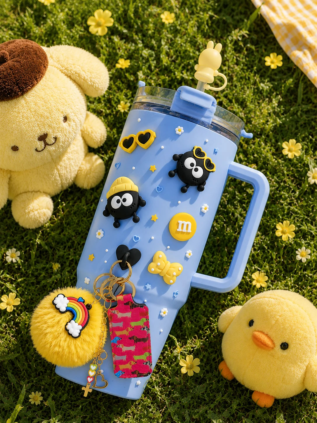Sunny Side 3D Water Bottle Stickers – Pop Kawaii Edition