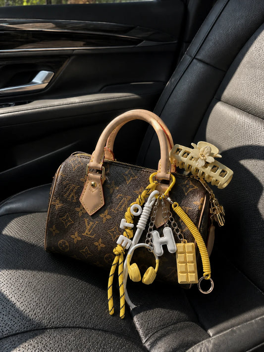 🧈 Butter Yellow Drop – Headphones Bag Charm