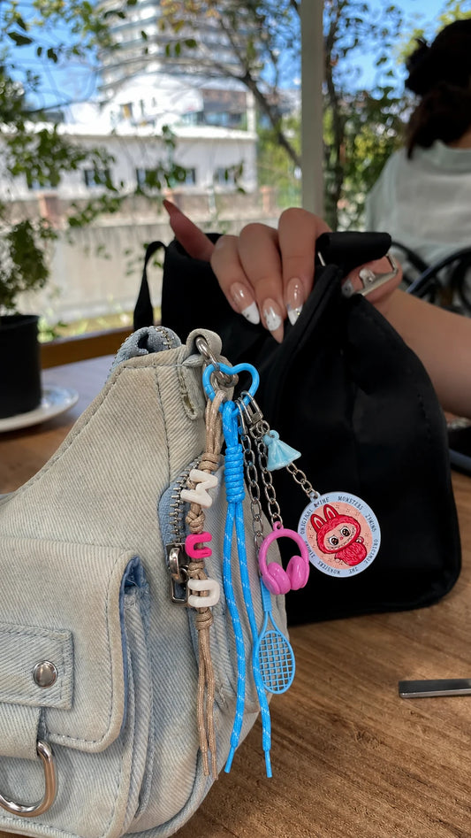 🍬 Candy Playlist Drop – Tennis Bag Charm