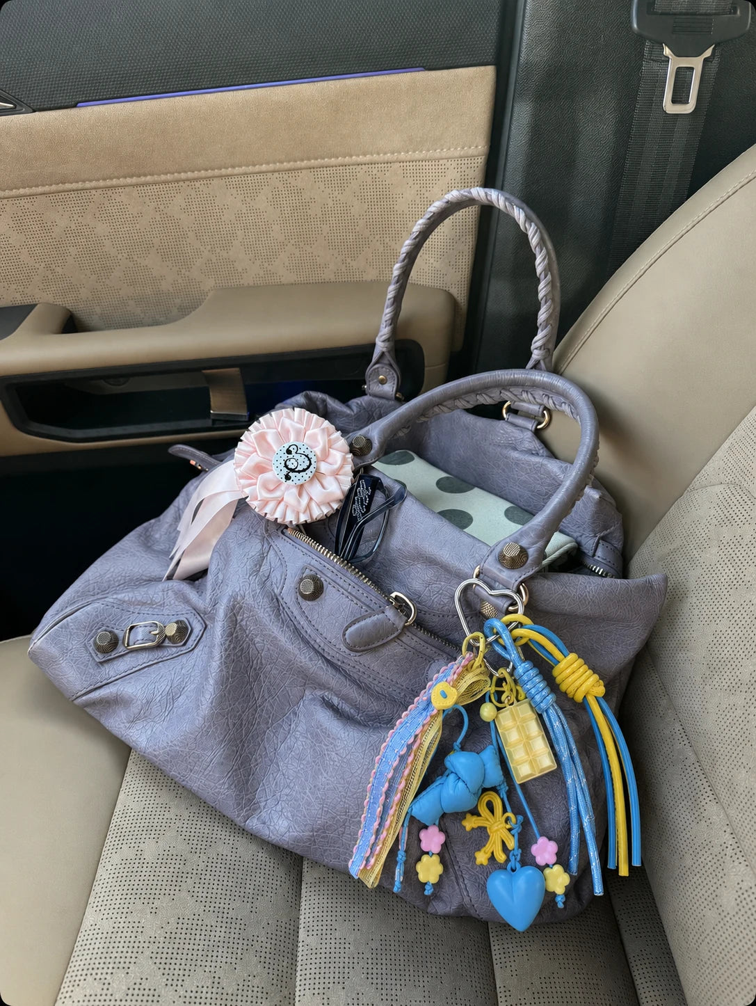 🍬 Butter Candy Drop – Heart Bag Charm
