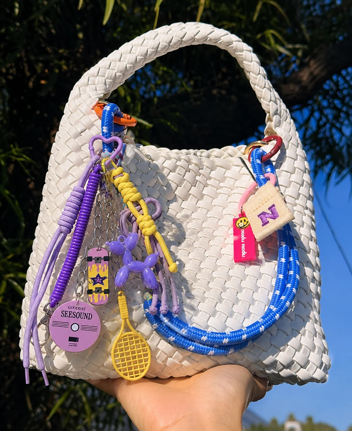 💜 Lavender Rush Drop – Balloon Dog Bag Charm