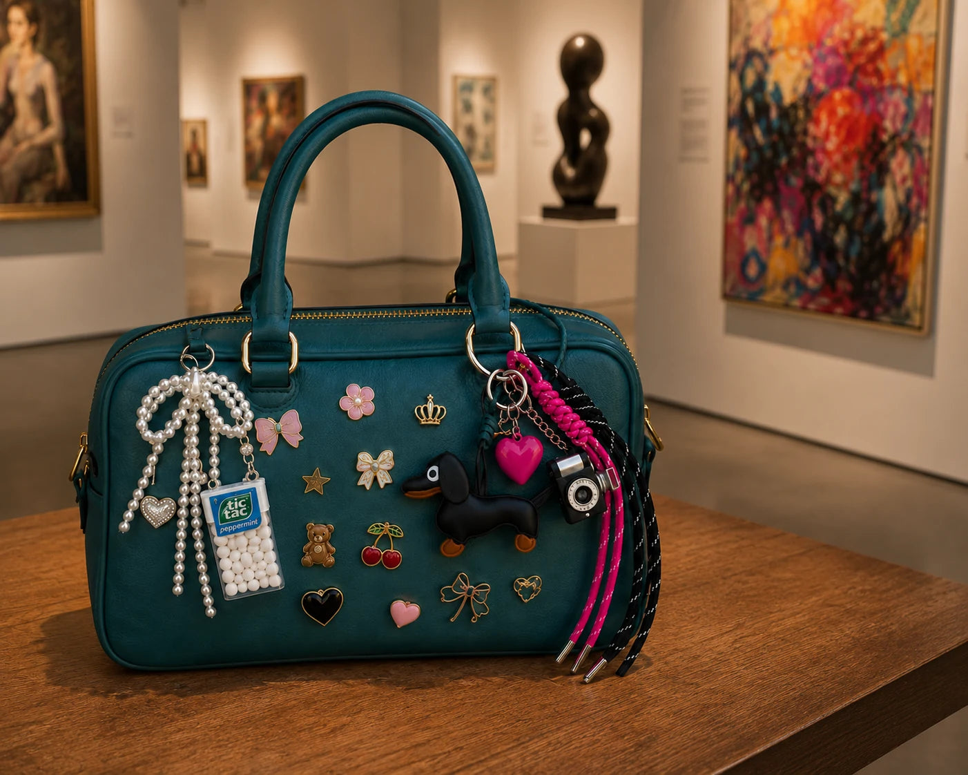 📷 Photo Dump Drop – Dachshund Bag Charm