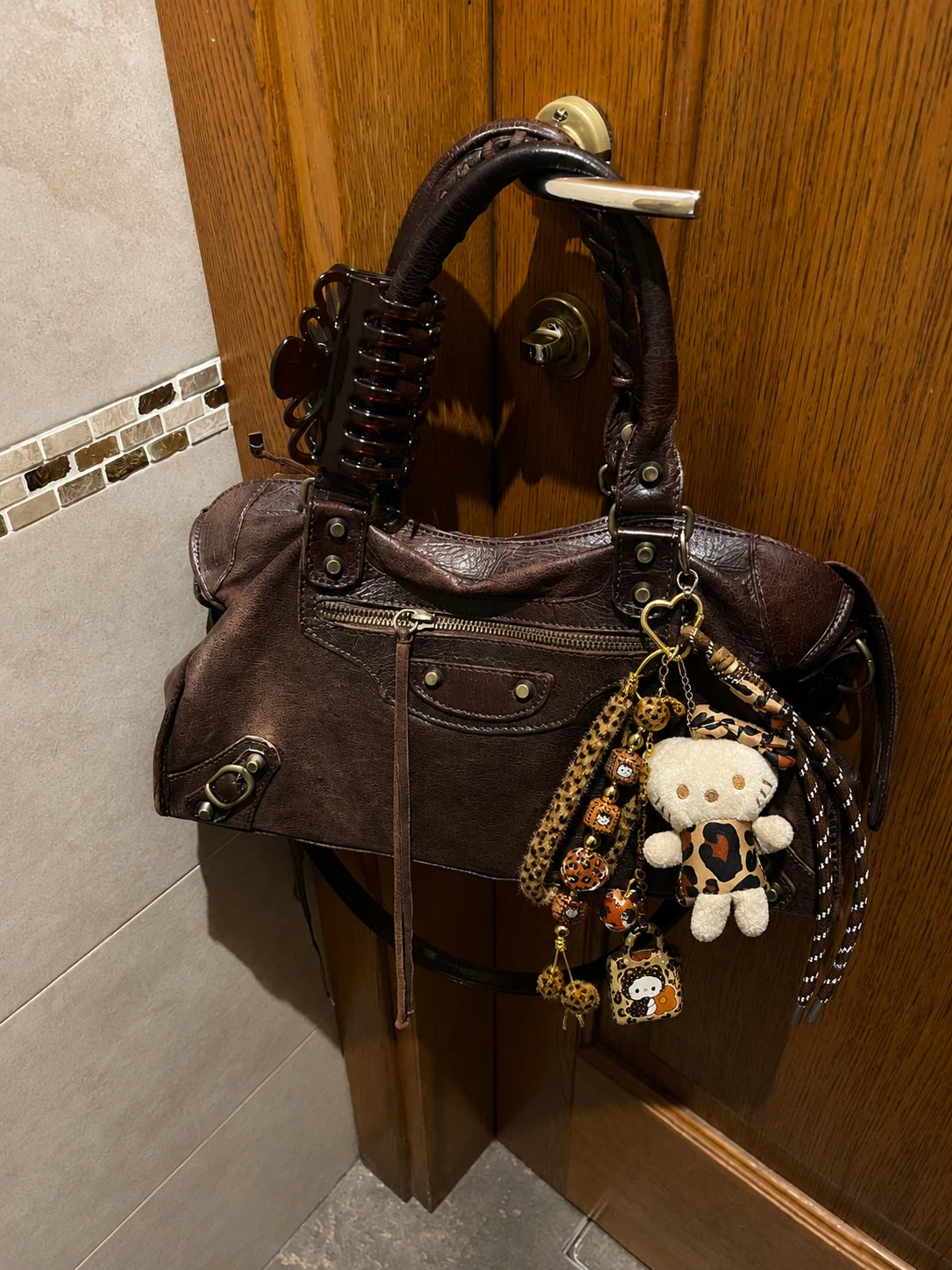 🤎Wild Cocoa Drop – Kitty Bag Charm
