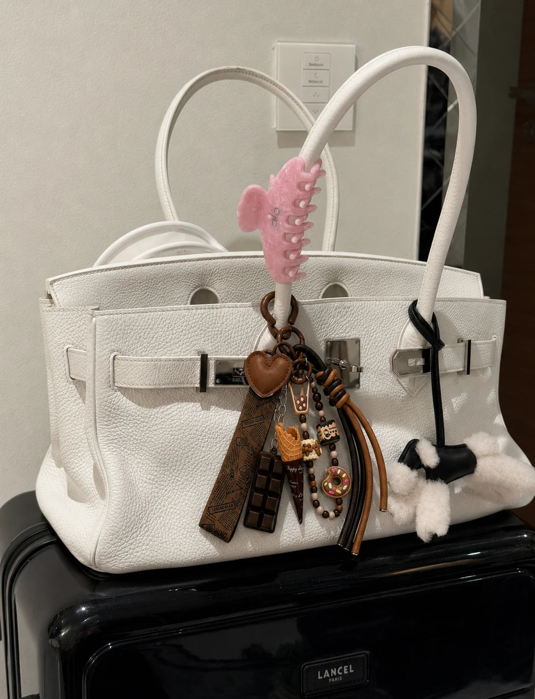 🍰 Dessert Date Drop – Chocolate Bag Charm