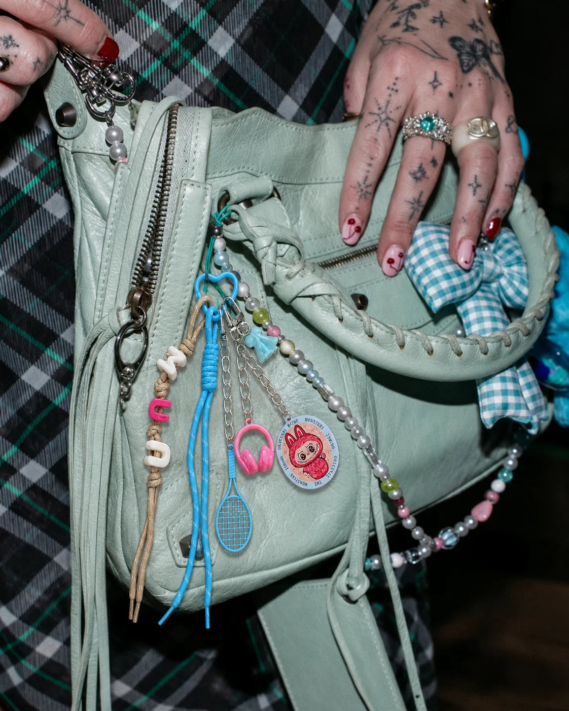 🍬 Candy Playlist Drop – Tennis Bag Charm