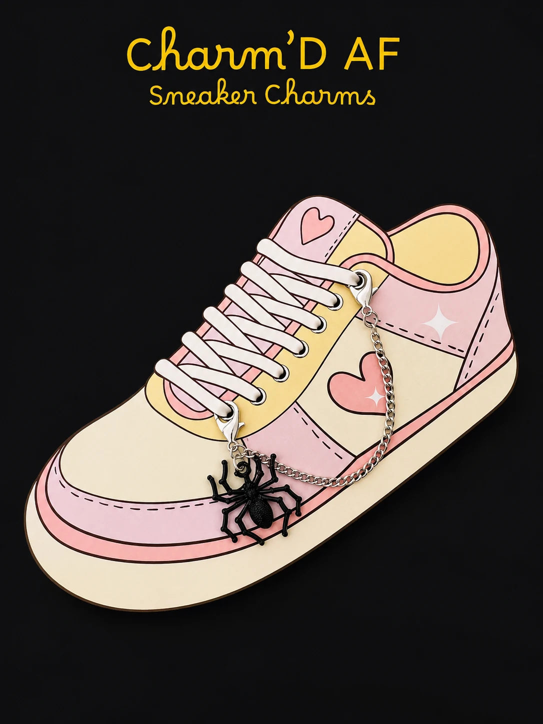 🕷️ Charm'D AF Eight Legs Later Edit – Shoe Charm