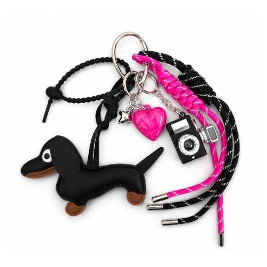 📷 Photo Dump Drop – Dachshund Bag Charm